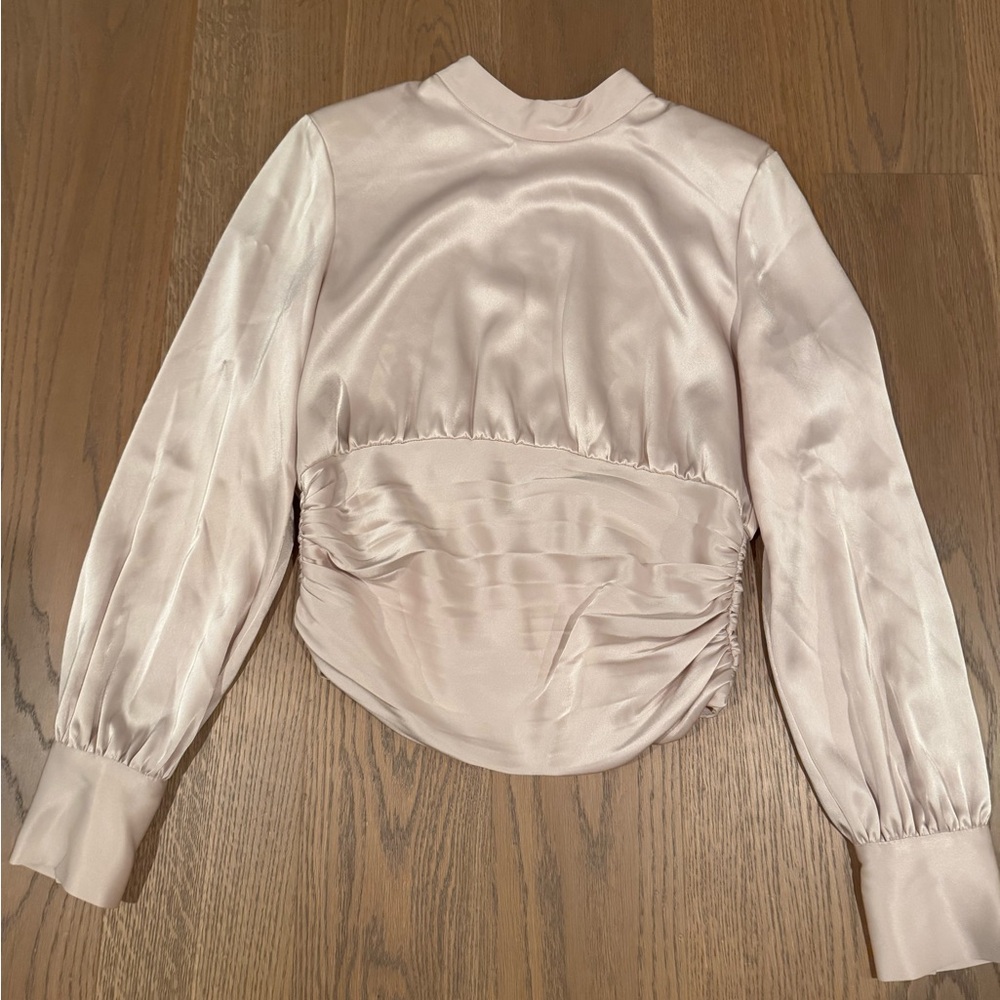 Aritzia silk blouse